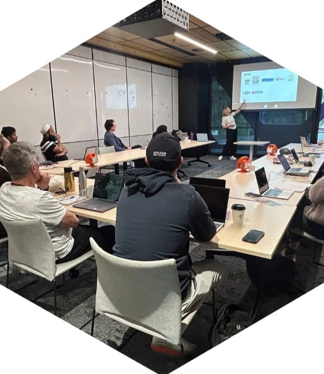 A Geelong cohort working session in progress